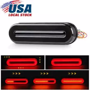 Motorcycle LED Tail Light Bar Brake Stop Flowing Turn Signal Lamp Universal ATV - Picture 1 of 13
