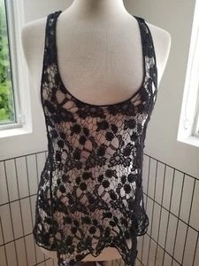 LOVE TREE Happens LARGE Women's Top Blouse tank top knitted - Picture 1 of 4