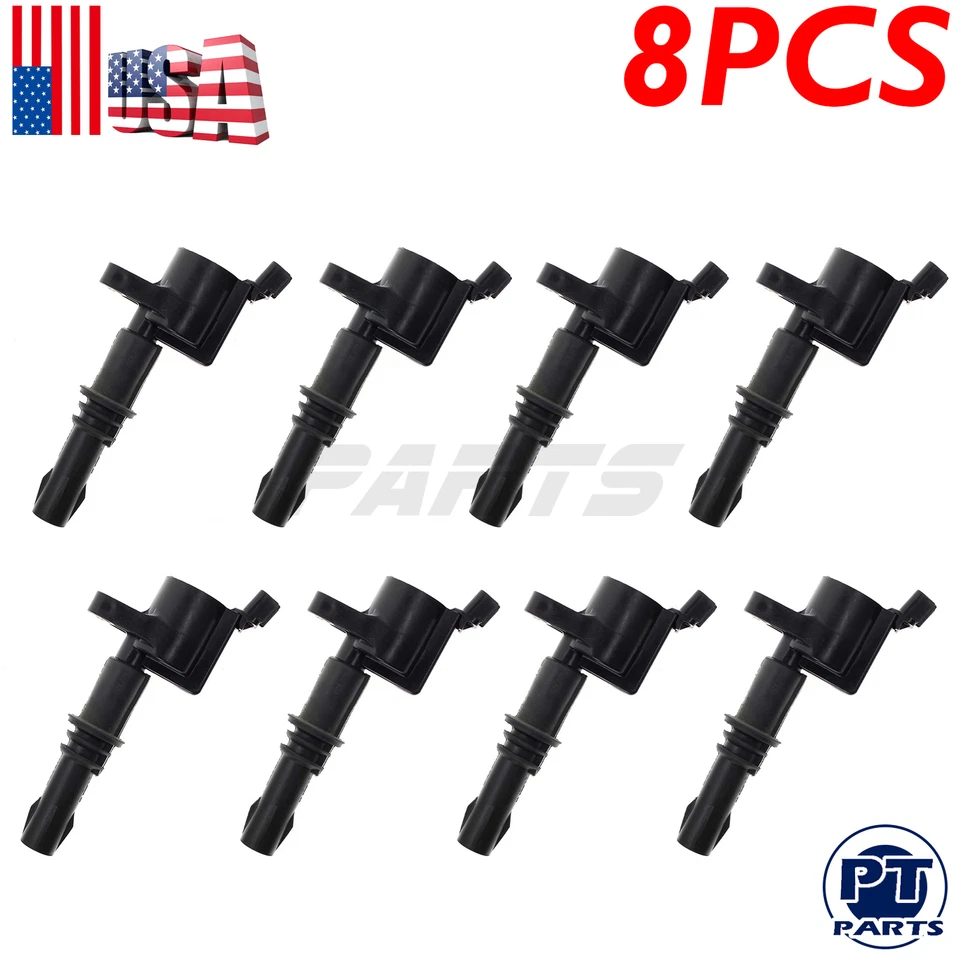 8x New Ignition Coil For Ford Expedition Explorer Motorcraft F-150 5.4L - Изображение 1 из 4
