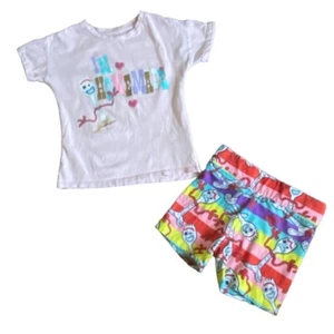 Disney Parks 'Forky" Gilrs 2 Piece Short Outfit-Pink-Size Small-Fair - Picture 1 of 10