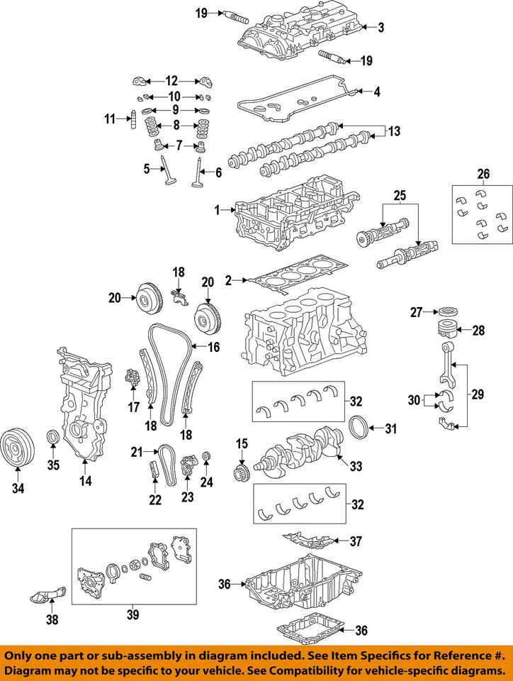 Chevrolet GM OEM 16-17 Malibu-Motor Pistón 12674549 Foto 1 de 1