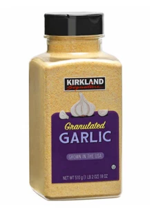 Kirkland Signature Granulated GARLIC California-grown Fresh Jumbo Size 18 oz - Picture 1 of 3