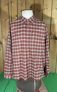 Orvis Shirt Mens XXL Red Plaid Button Up Long Sleeve. - Picture 1 of 20