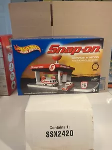 HOT WHEELS*SNAP-ON SERVICE STATION PLAY SET-DIORAMA SSX2420-#57536-SIGILLATO in SCATOLA - Foto 1 di 9