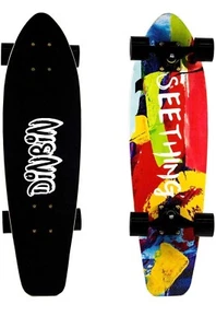 Patineta DINBIN Cruiser completa de 7 capas madera de arce canadiense 28 pulgadas Cr - Imagen 1 de 3