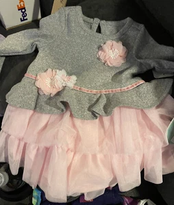 Baby Girls Nannette 6/9 Months  Cute Pink 2 Piece Outfit. New With Tags - Picture 1 of 9