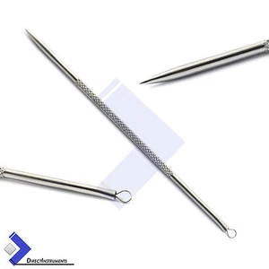 Comedone Extraction Blackhead Whitehead Needle Pimple Remover Spots Blemish Tool - Picture 1 of 1