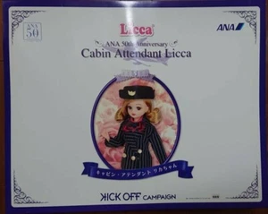Takara ANA 50 Aniversario Kickoff Campaign Cabin Attendant Licca-chan 2002 - Imagen 1 de 12