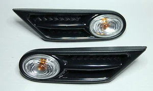 OEM BMW MINI R56 R57 CLEAR SIDE INDICATOR REPEATER SCUTTLE TRIM KIT WHITE COOPER - Picture 1 of 7