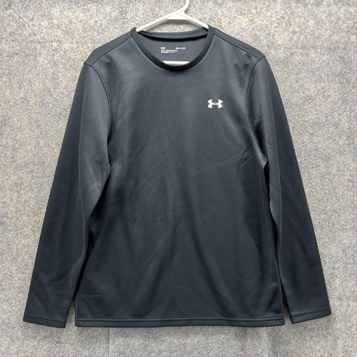 VETEMENTS Maglione Under Armour Uomo Piccola Felpa Nera Pullover Poliestere Sciuso Maglia