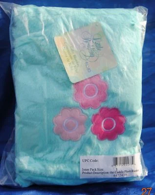 МАЛЕНЬКОЕ ПОСТЕЛЬНОЕ БЕЛЬЕ ОТ NOJO BABY ОДЕЯЛО ДЕВОЧЕК ОБНИМАТЬСЯ ПЛЮШЕВЫЙ 30 «НА 40» НОВЫЙ - Изображение 1 из 4