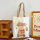 Korean Style Bucket Handbags Capybara Cat Bear Printed Shoulder Bag  Women