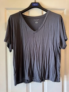 American Eagle weiches und sexy T-Shirt grau Damengröße Large " - Bild 1 von 5