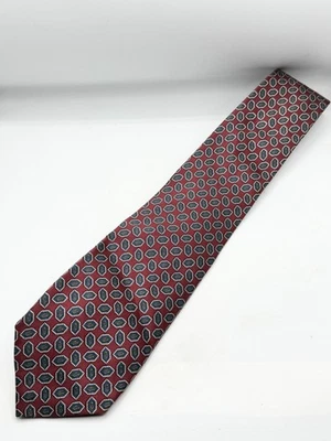 Gravata gravata vintage com estampa vermelha Condessa Mara - Imagem 1 de 4