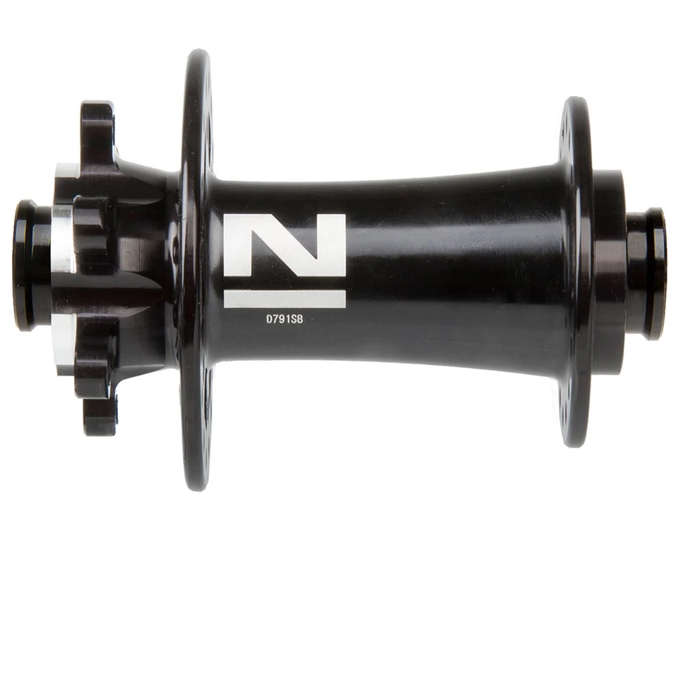 Buje delantero D791SB eje pasante 12X100 24 orificios negro CC684008 NOVATEC bujes Foto 1 de 1