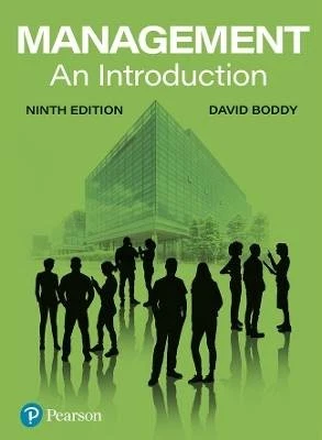 Management: An Introduction, David Boddy,  Paperba - Image 1 of 1