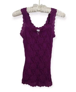 Camisola Hanky Panky para mujer talla XS 1390L clásica firma vino sin forro - Imagen 1 de 7