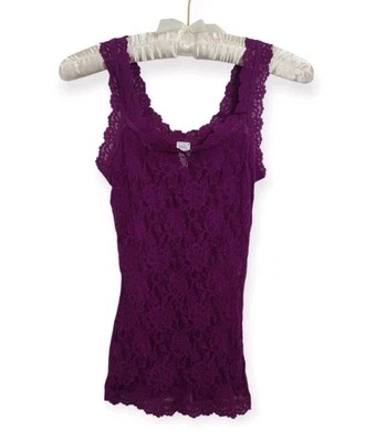 Camisola Hanky Panky para mujer talla XS 1390L clásica firma vino sin forro Foto 1 de 4