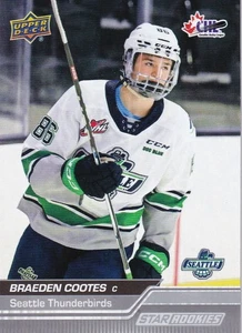 2023-24 Upper Deck CHL Star Rookies #379 Braedon Cootes, Seattle Thunderbirds - Picture 1 of 1