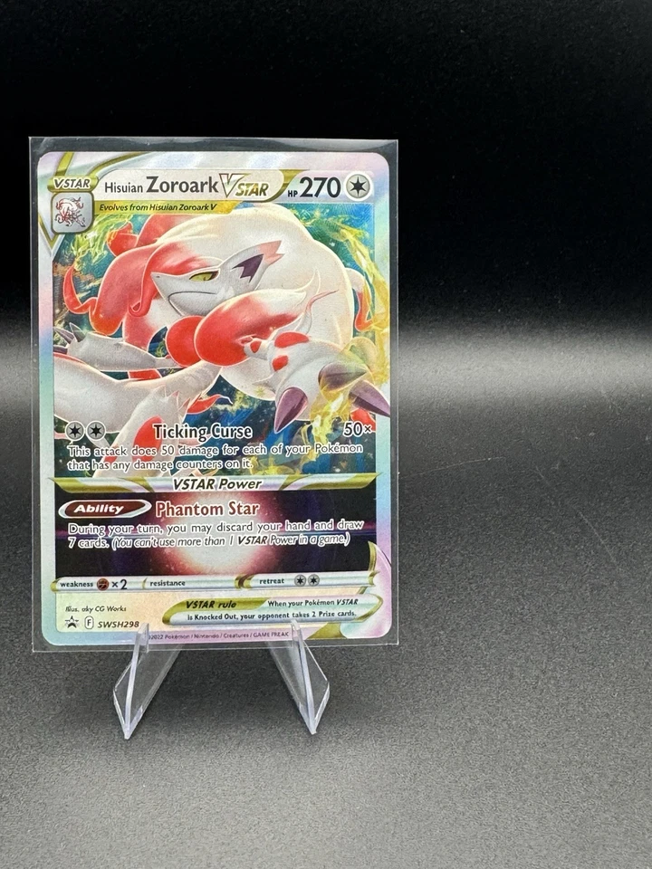 Hisuian Zoroark VSTAR SWSH298 SWSH: Sword & Shield Promo Cards Holo - Image 1 of 2