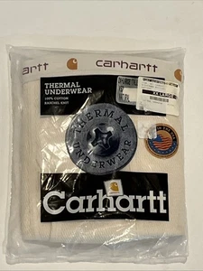 Slip intimo lungo termico Carhartt 100% cotone XXL alto U.S.A. vintage nuovo - Foto 1 di 7