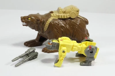 Transformers G1 Pretender Chainclaw 1988 Figure w Gun - No Helmet - Image 1 of 4