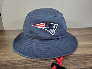 47 BRAND TEAM NFL FOOTBALL NEW ENGLAND PATRIOTS LEGACY BUCKET HAT FISHERMANS CAP - Picture 1 of 11