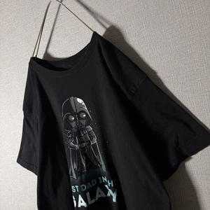Star Wars Disney Darth Vader Big Logo T-shirt Black L size - Picture 1 of 12