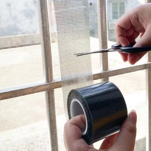 Window Screen Patch Repair Tape Fiberglass Covering Mesh Hole Repaire Tape Tool - Picture 1 of 13
