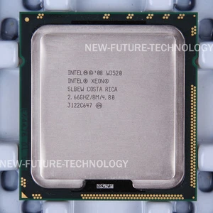 Intel Xeon W3520 (AT80601000741AB) SLBEW 2,66 GHz LGA 1366 CPU 2400 MHz - Imagen 1 de 1