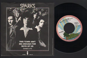 7" SPARKS THIS TOWN AIN'T BIG ENOUGH FOR BOTH OF US / BARBECUTIE MADE IN HOLLAND - Picture 1 of 1