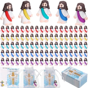 150 Set Mini Jesus Figures Easter Little Jesus Toys Bulk Include 150 Tiny Jes... - Picture 1 of 6