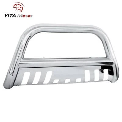 Chrome Steel Bull Bar Push Bumper Grille Guard fits for 2009-2018 Dodge Ram 1500 - Image 1 of 4