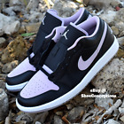 Nike Air Jordan 1 Low SE Shoes ''Iced Lilac'' Black White DV1309-051 Men's Sizes