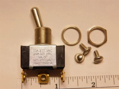 2 interruptores de palanca industriales Arcolectric para Cole Hersee CH-5584 SPDT 20A 125V  Foto 1 de 2