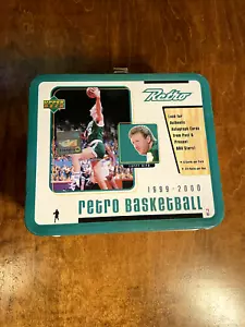 1999-2000 UPPER DECK Retro Basketball Larry Bird Lunchbox Tin - Picture 1 of 5
