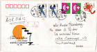 2005 Chine vers la Suisse - Couverture postale aérienne - 1 couverture avec timbres - Occasion - Larmes