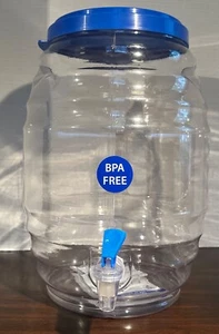 3 Gallonen Kanne mit Deckel und Ausgießer - Aguas Frescas Vitrolero Kunststoff Wasserbehälter... - Bild 1 von 5