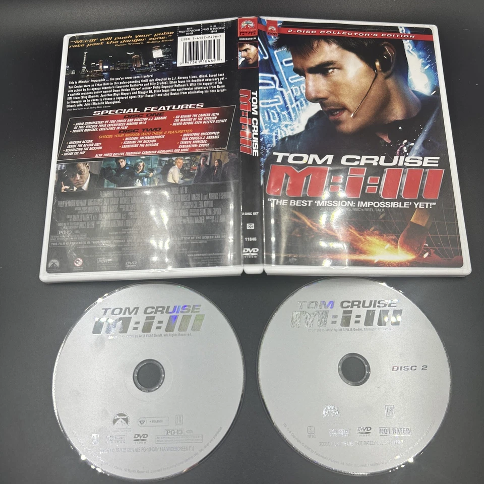 Mission Impossible 3 (DVD, 2006) 2 Disc,REGION 1 - Image 1 of 1