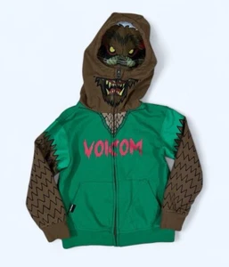 Volcom Toddler Boy's Warewolf Hooded Zip Sweatshirt Turboa Hoodie 3T - Picture 1 of 6