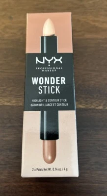 NYX Wonder Stick Highlight & Contour Stick WS02 Medium Tan NIB - Image 1 of 3