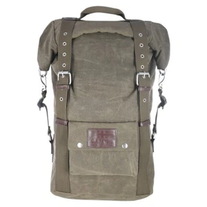 Oxford Heritage Backpack Vintage Style Waterproof Waxed Cotton 30 Litre - Khaki - Picture 1 of 8