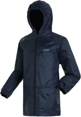 Chaqueta impermeable Regatta para niños Stormbreak - azul marino talla 9-10 años precio de venta sugerido por el fabricante: £18.00 Foto 1 de 4
