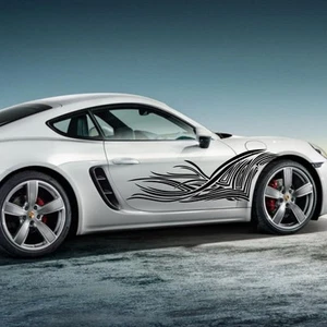 Calcomanías de coche deportivas rayas voladoras 59"" para pegatinas de vinilo CAYMAN Boxster ZC997 - Imagen 1 de 5