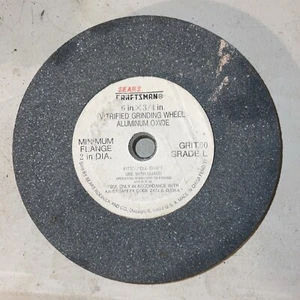 CRAFTSMAN 6"" x 3/4"" verglaste Schleifscheibe 60er-Körnung Klasse L 1/2"" Durchmesser Welle - Bild 1 von 3