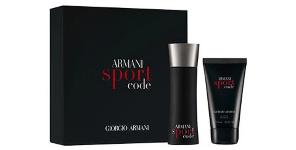 Armani Sport Code por Giorgio Armani Hombres Juego de 2 piezas 2,5 OZ eau de parfum spray + gel de ducha Foto 1 de 1