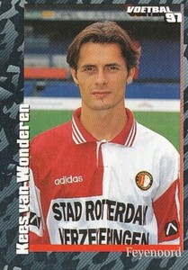 066 KEES VAN WONDERREN # NETHERLANDS FEYENOORD STICKER PANINI VOETBAL 97