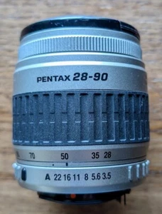 Pentax 28-90mm f/3.5-5.6 AF zoom FA lens for K-1 k-70 kp k-3 k-50 k-5 silver - Picture 1 of 3