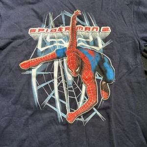 Vintage Spider-Man 2 2004 Movie T Shirt Youth Large Brand New - Picture 1 of 7