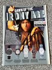 Rare Collectable Vintage 1997 Magazine Advert Picture Swatch Watch Irony Ad 90'S
